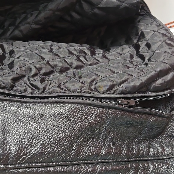 Vintage Wilsons Leather Motorcycle Jacket W Removable Thinsulate Insulation Moto - Picture 9 of 16